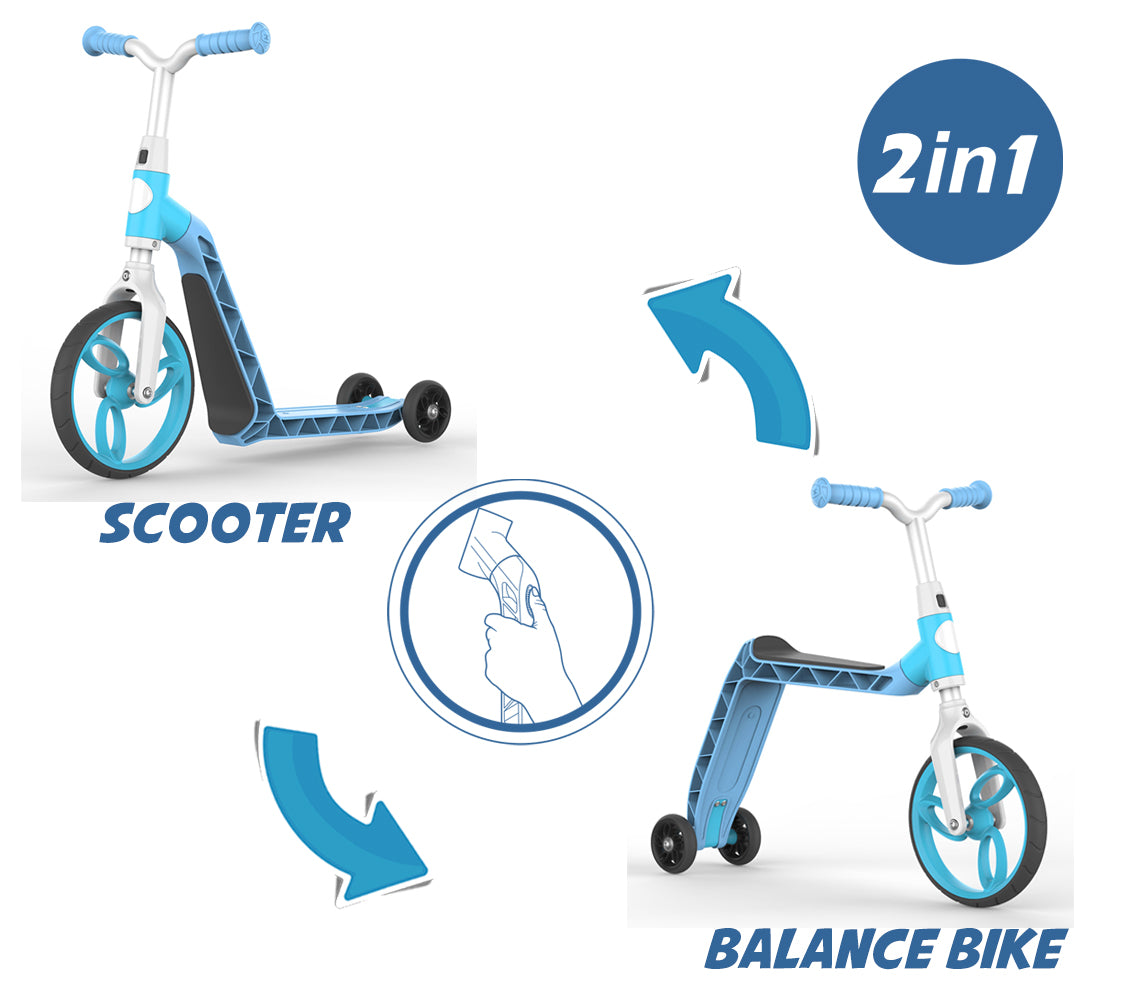 JOEY 2-In-1 Kids Balance Bike / Scooter